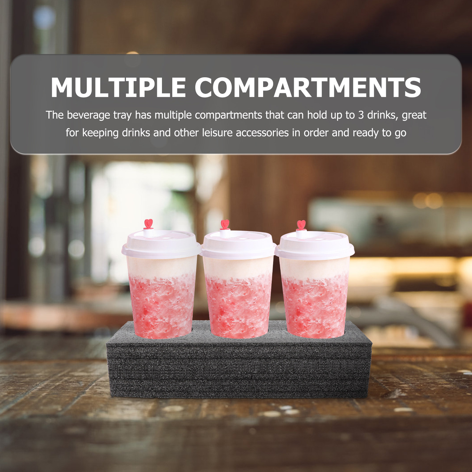 Coffee Tea Holder - 2Pcs Cup Tray Pearl Cotton Material