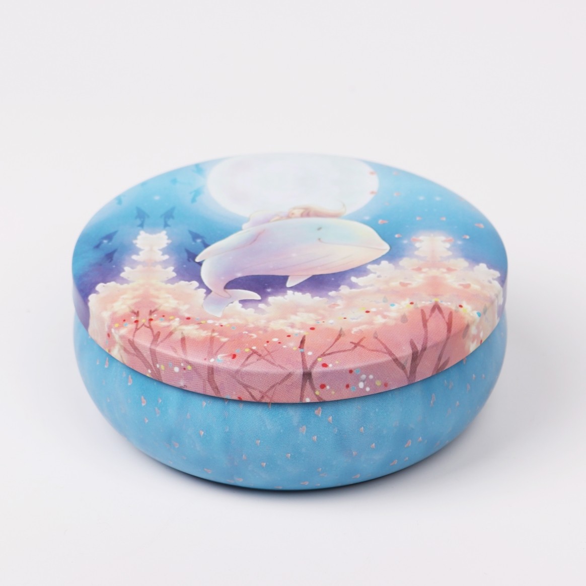 Draw Coffee And Tea - 3PC Cartoon Dream Whale Large Round