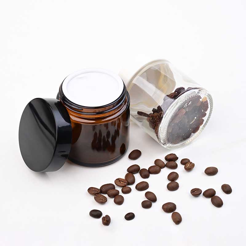 Coffee And Tea Glass - Portable Coffee Bean Storage Glass Jar