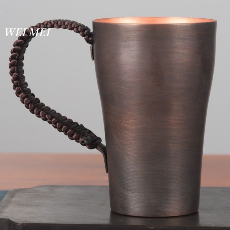 Draw Coffee And Tea - Vintage Copper Coffee Mug 300ml Wire
