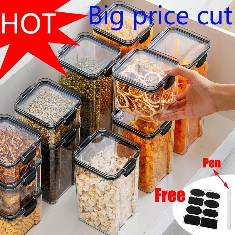 Coffee Tea Sugar Canister Set - 460-1800Ml Bộ Xếp Chồng Bếp Kín