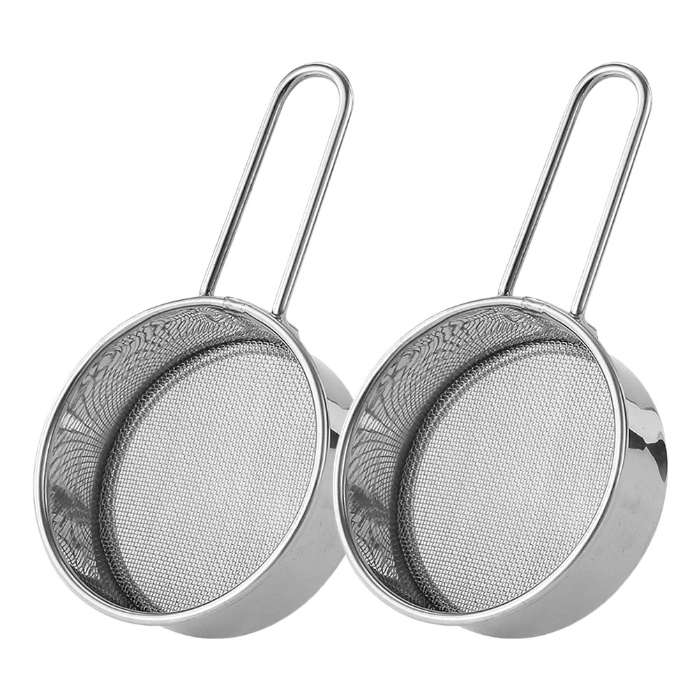 Coffee Tea Sugar - 2Pcs Handheld Mini Flour Sifter Stainless