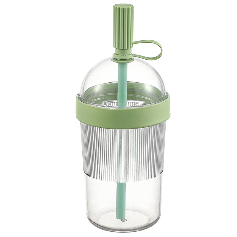 Coffee Jelly Tea - Sucking Coffee Cup Portable Large-capacity Straw