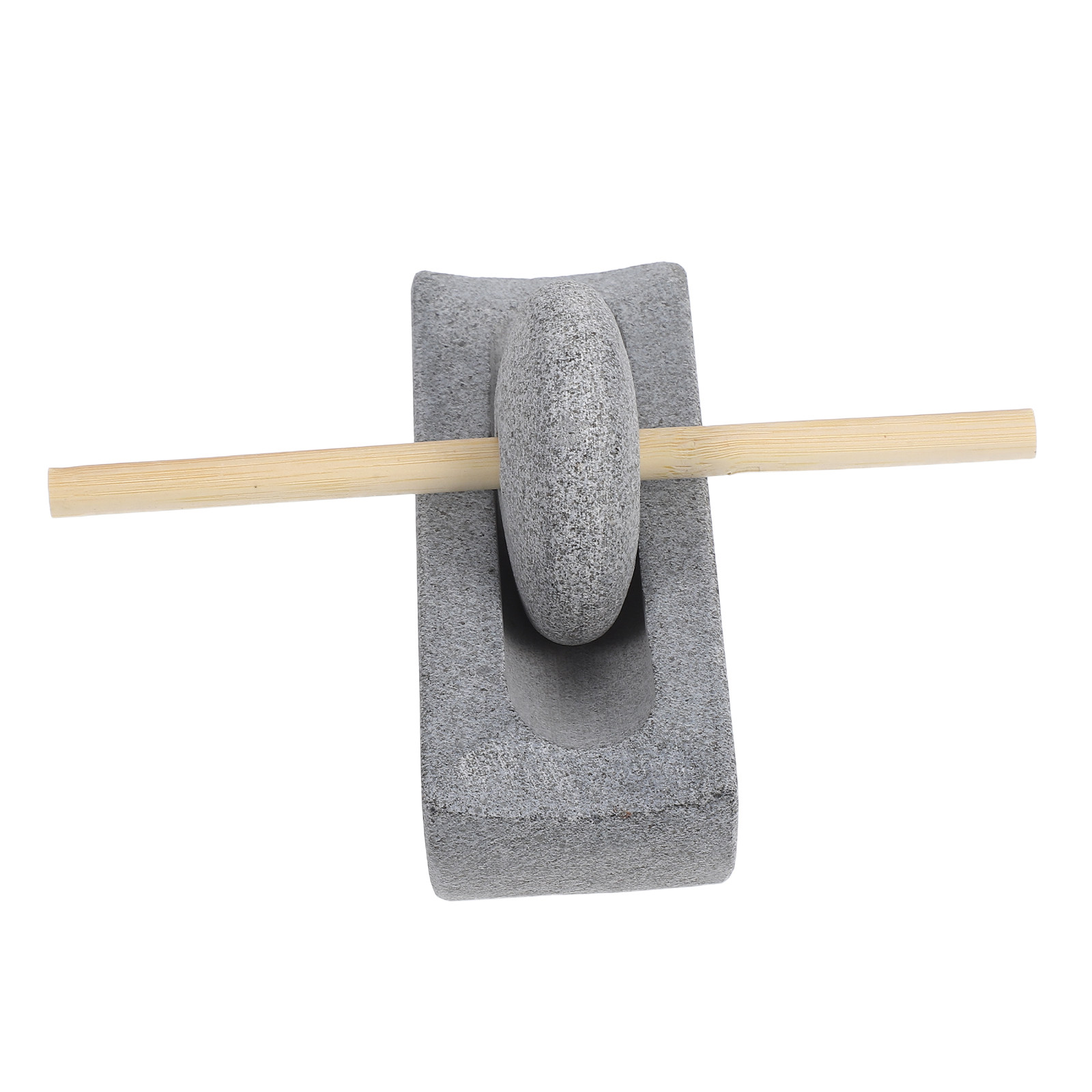 Coffee Tea Leaf And Bean - 1Set Ancient Chinese Stone Pestle Mill