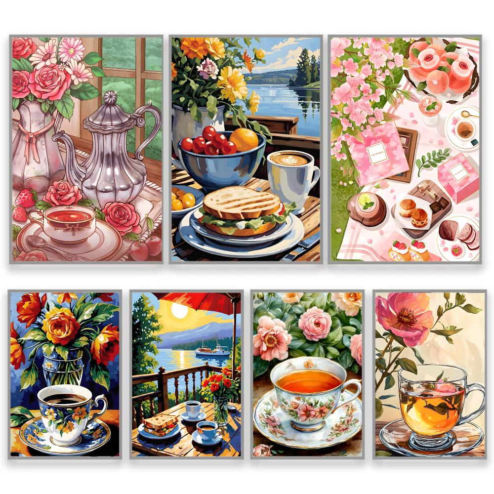 Coffee Tea Poster - Afternoon Tea Coffee Cup Home Room