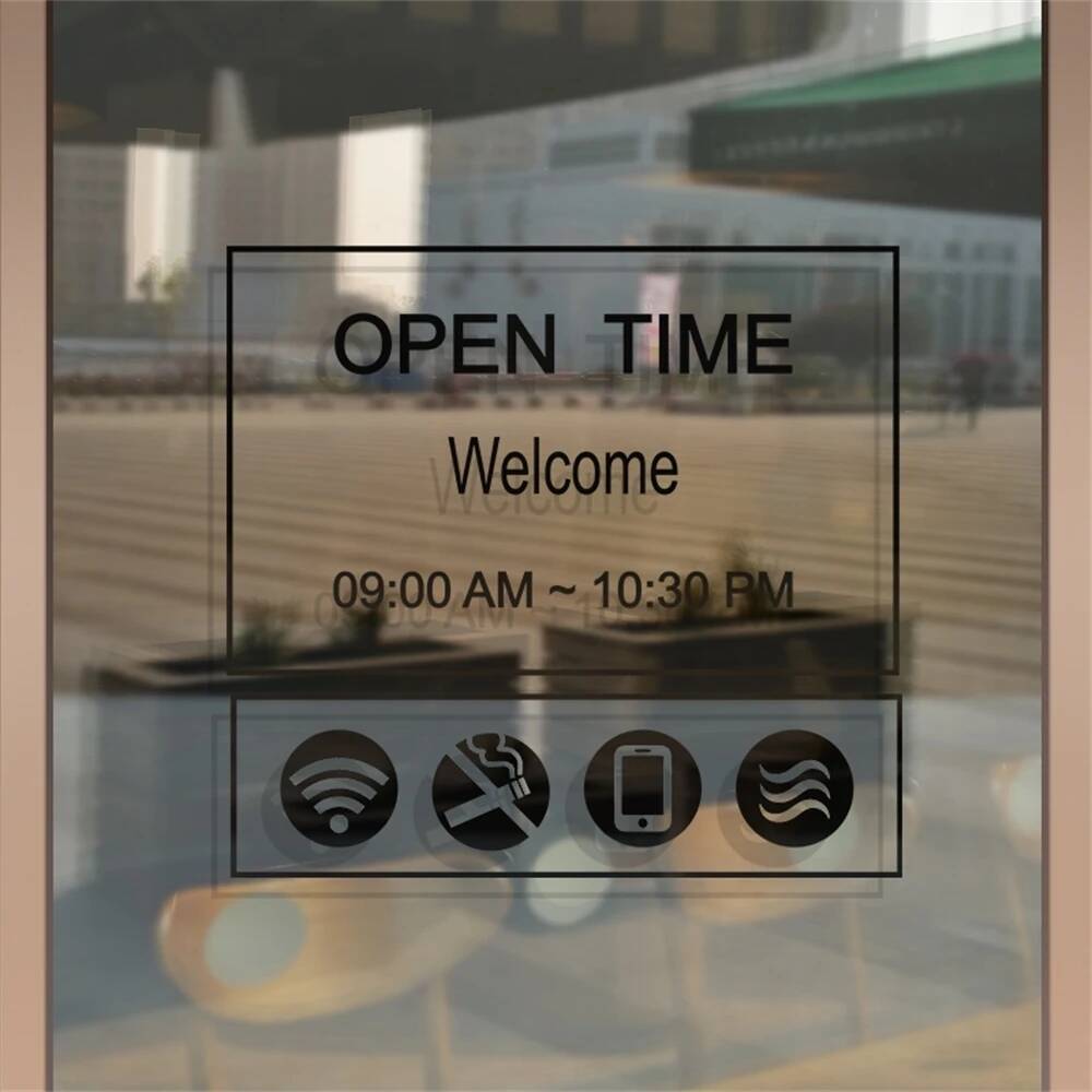 Shop Opening Hours Customized  - đánh giá và giá Coffee Tea Poster