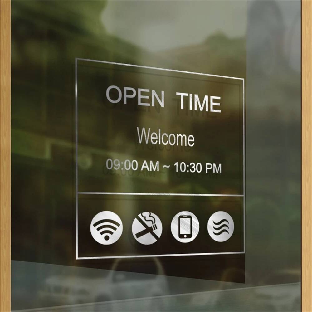 Shop Opening Hours Customized  - đánh giá và giá Coffee Tea Poster