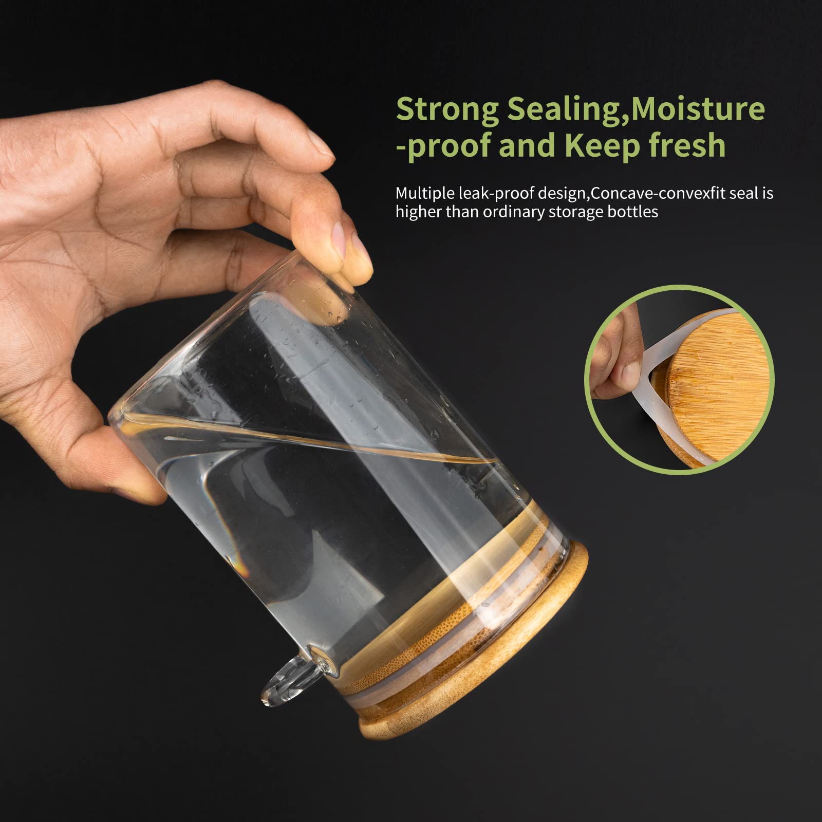 Airtight Food Storage Plastic  - đánh giá và giá Tea Coffee Sugar Container