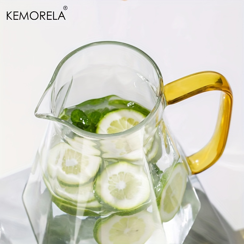 1PCS Diamond Texture Glass Tea - đánh giá và giá Cold Brew Jar