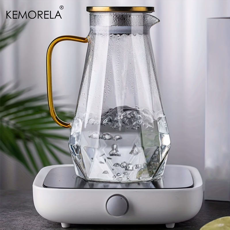 1PCS Diamond Texture Glass Tea - đánh giá và giá Cold Brew Jar