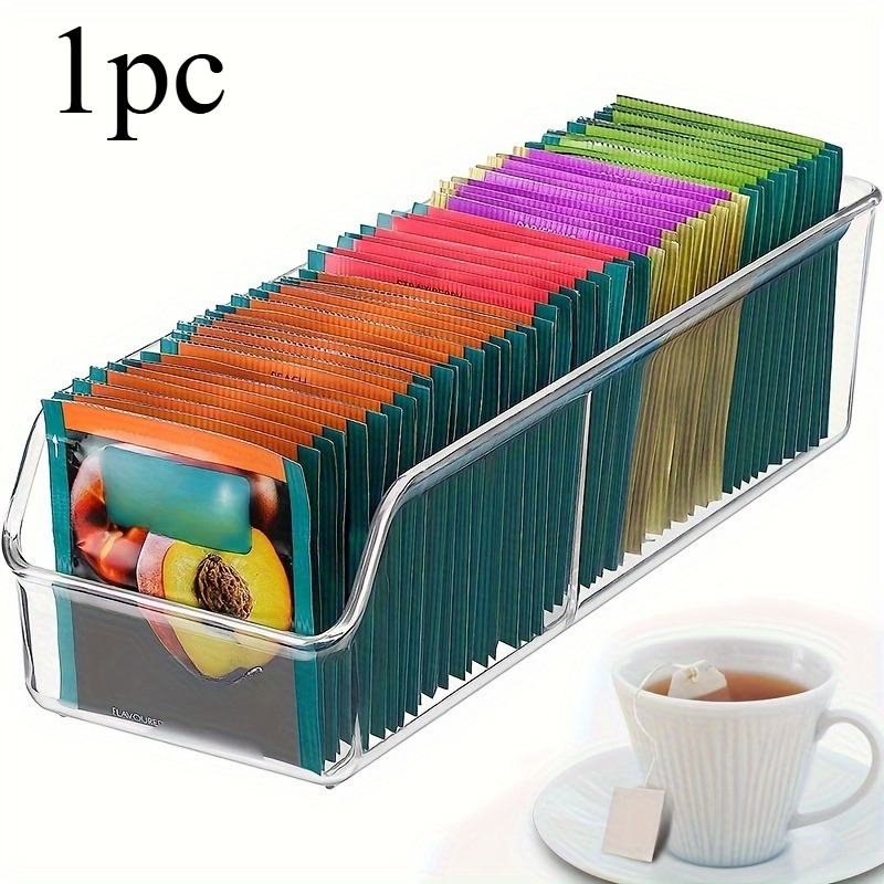 1pc Clear Tea Bag Organizer Bo - đánh giá và giá Coffee Tea Sugar