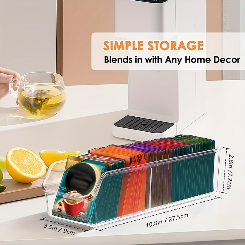1pc Clear Tea Bag Organizer Bo - đánh giá và giá Coffee Tea Sugar