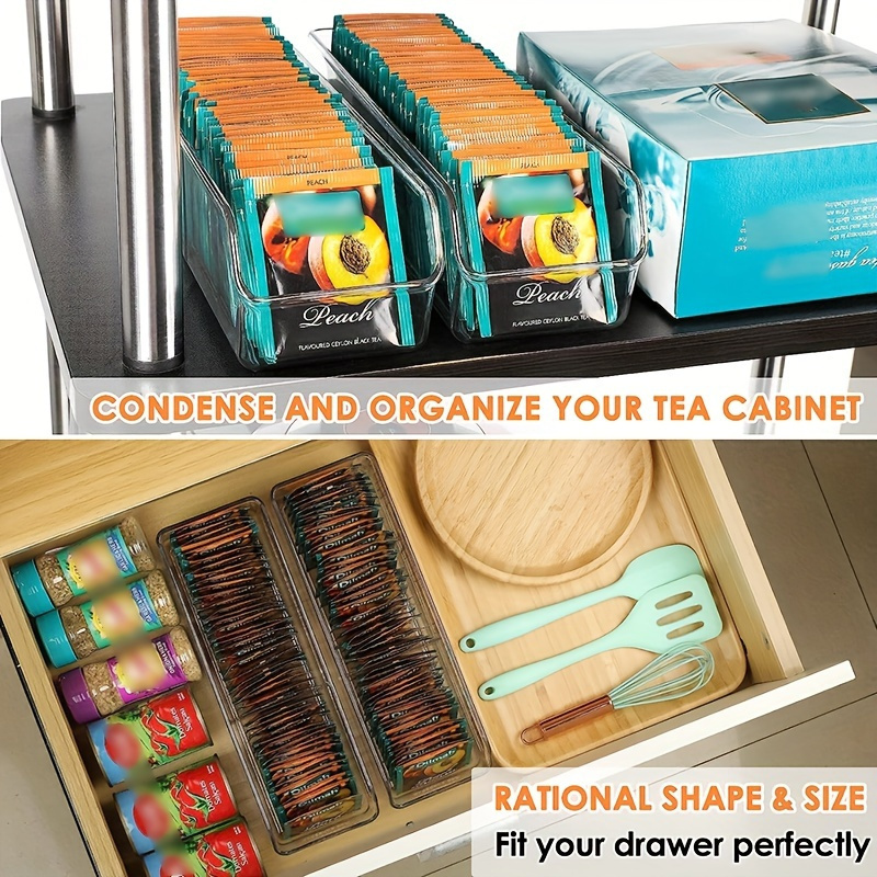 1pc Clear Tea Bag Organizer Bo - đánh giá và giá Coffee Tea Sugar