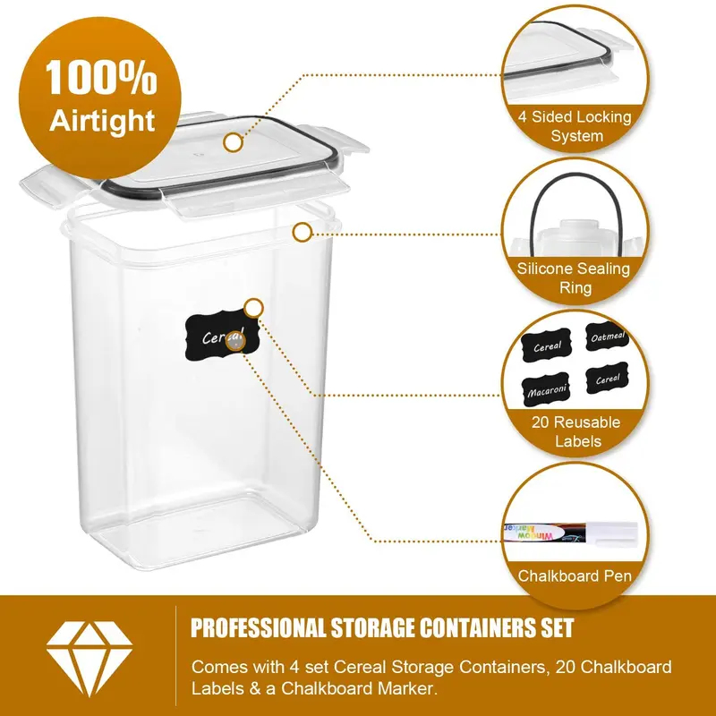 7Pcs Kitchen Food Storage Cont - đánh giá và giá Coffee Tea Sugar Canister Set