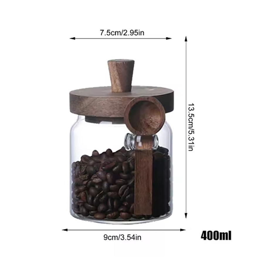 Glass Food Storage Containers  - đánh giá và giá Tea Coffee Sugar Container