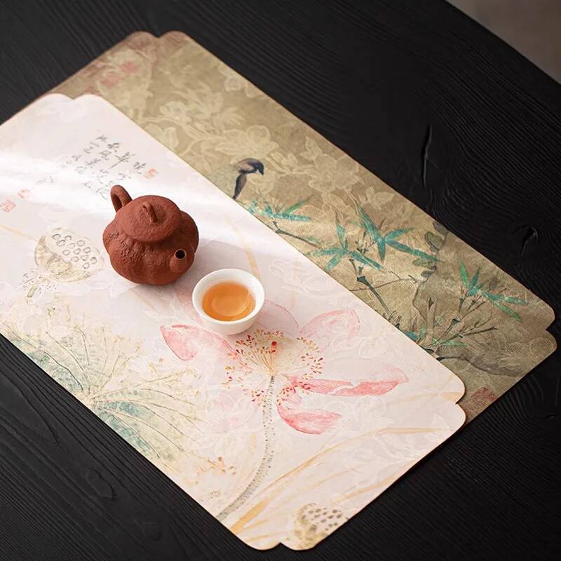 Chinese Cloud Silk Green Bambo - đánh giá và giá Bamboo Tea Tray