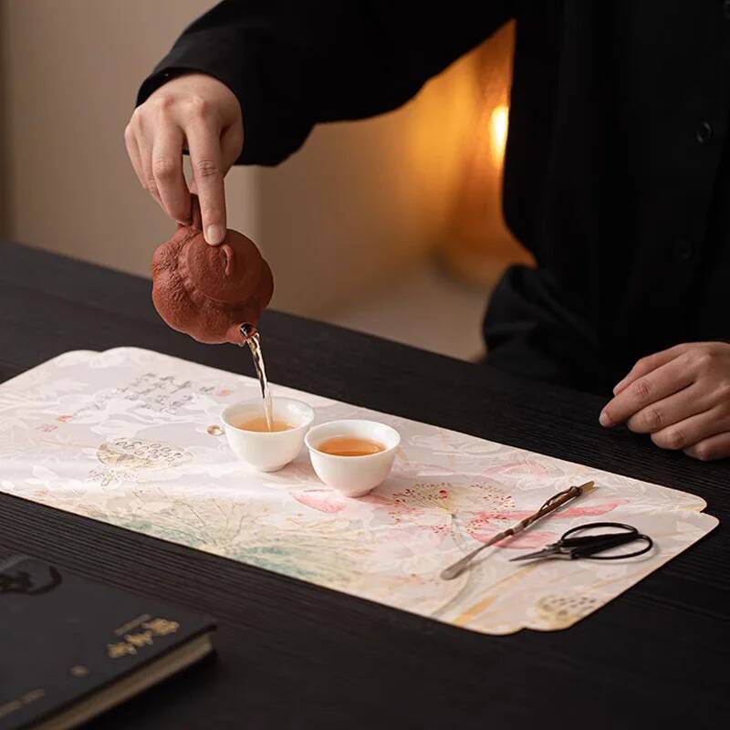 Chinese Cloud Silk Green Bambo - đánh giá và giá Bamboo Tea Tray
