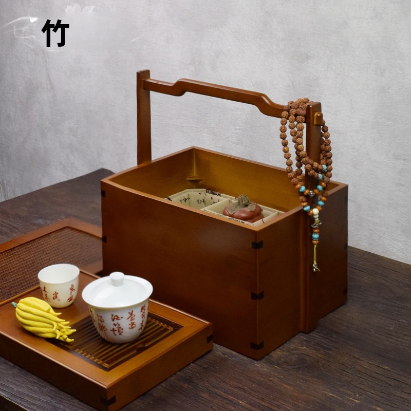 Portable Travel Bamboo Tea Set - đánh giá và giá Bamboo Tea Tray