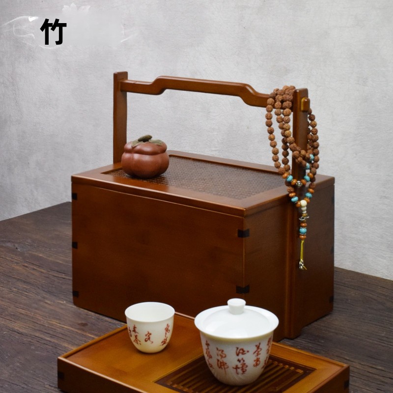 Portable Travel Bamboo Tea Set - đánh giá và giá Bamboo Tea Tray