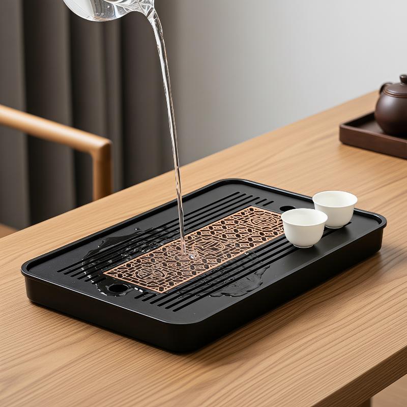 Double-Layer Wooden Tea Tray W - đánh giá và giá Bamboo Tea Tray