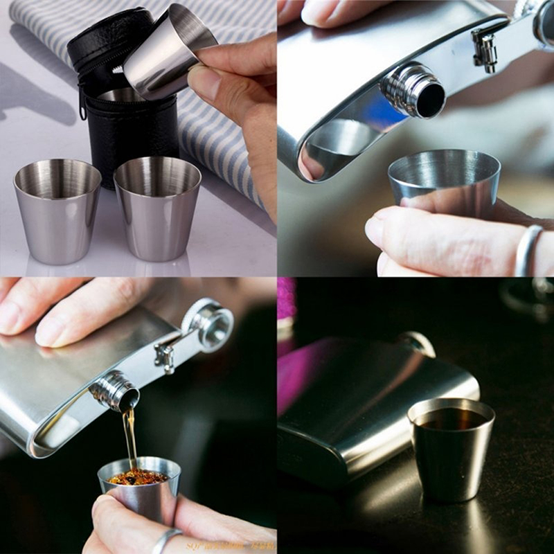 4/6Pcs Stainless Steel Cups Mi - đánh giá và giá Coffee Tea Sugar Canister Set