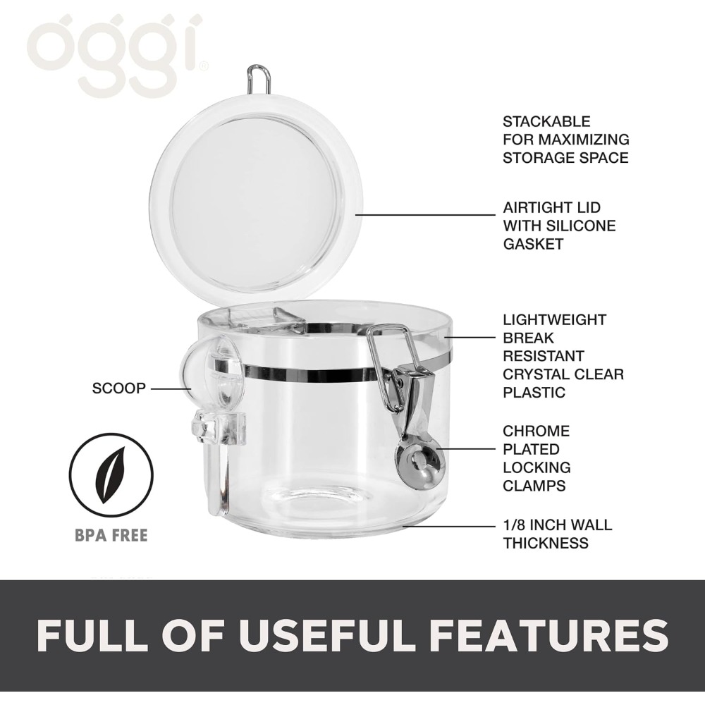 Airtight Food Storage Containe - đánh giá và giá Tea Coffee Sugar Container