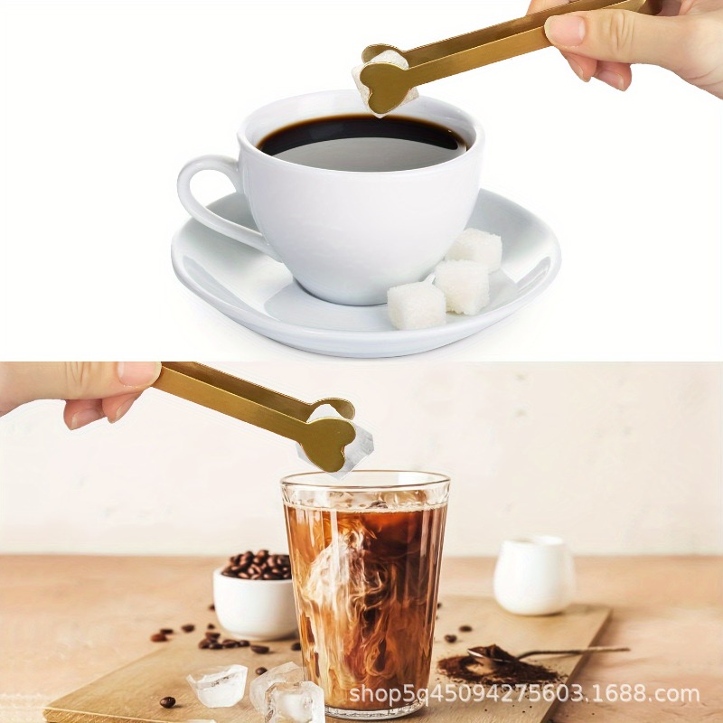 4/6PCS Stainless Steel Heart-S - đánh giá và giá Coffee Tea Sugar