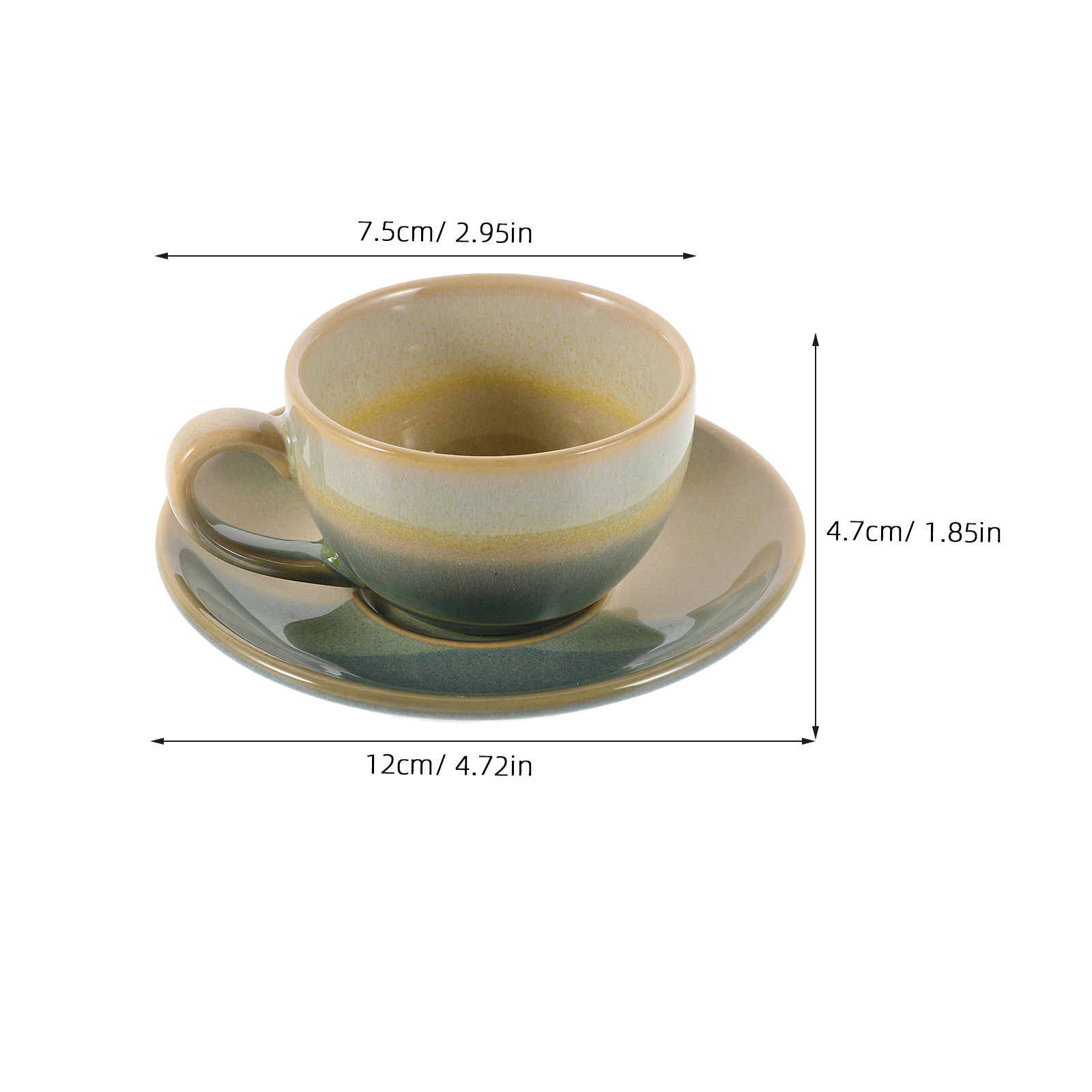 1Set Ceramic Coffee Cup Saucer - đánh giá và giá Coffee Tea Set