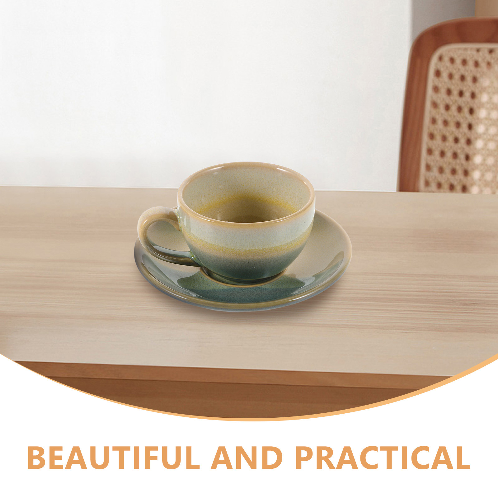 1Set Ceramic Coffee Cup Saucer - đánh giá và giá Coffee Tea Set