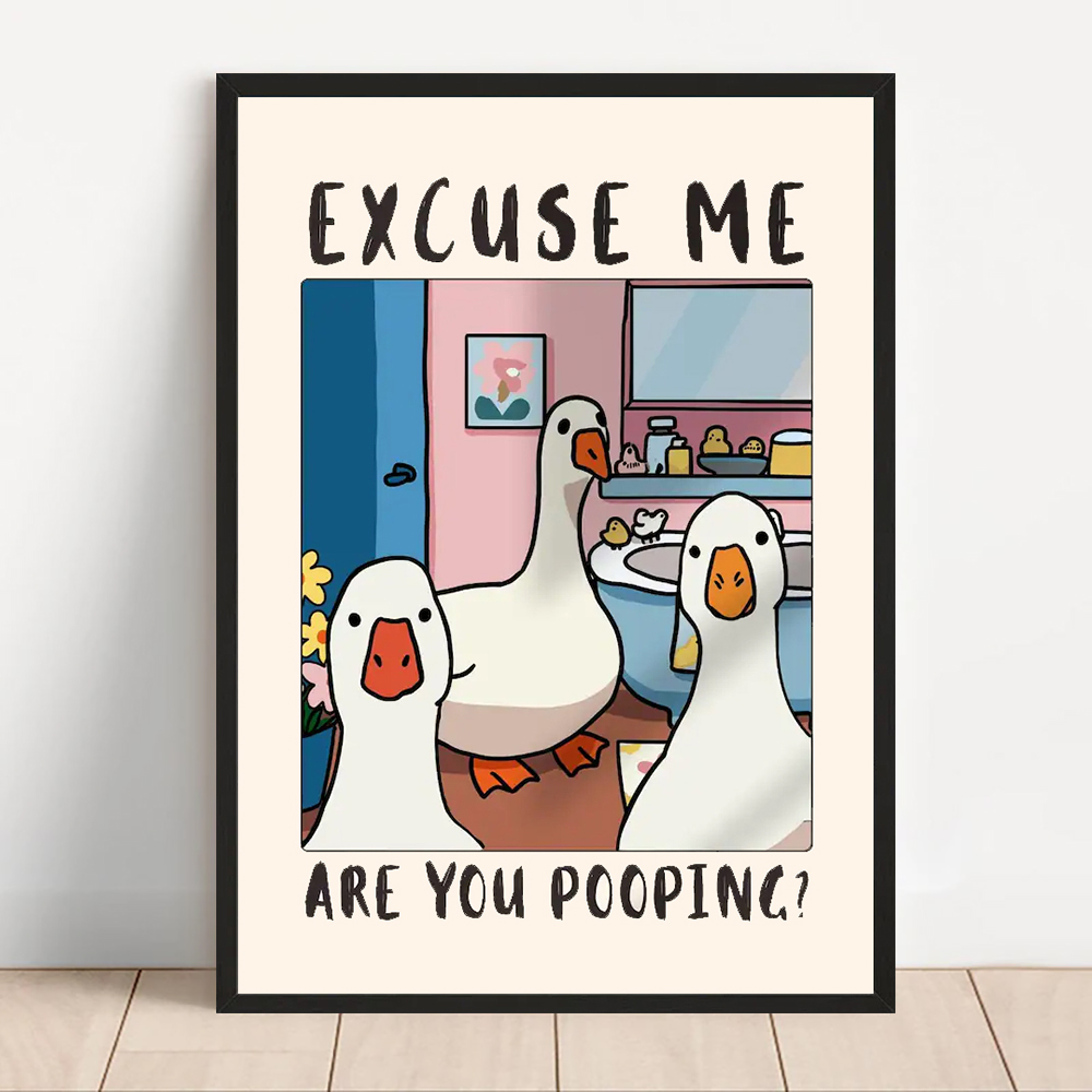 Cute Animals Canvas Printed Po - đánh giá và giá Coffee Tea Poster