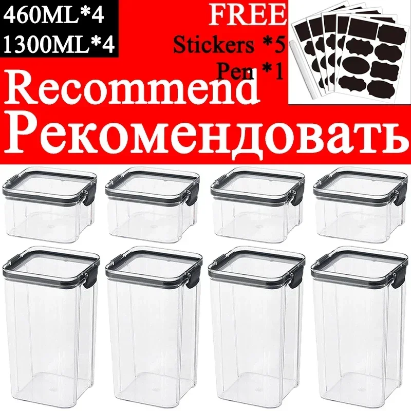 460-1800Ml Bộ Xếp Chồng Bếp Kí - đánh giá và giá Coffee Tea Sugar Canister Set
