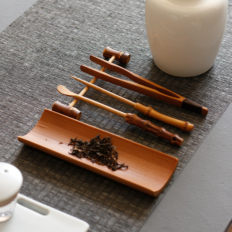 3/4/5Pcs Bamboo Carbonized Tea - đánh giá và giá Bamboo Tea Tray