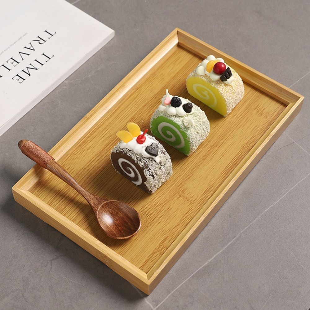 Decorate Tray Natural Bamboo B - đánh giá và giá Bamboo Tea Tray