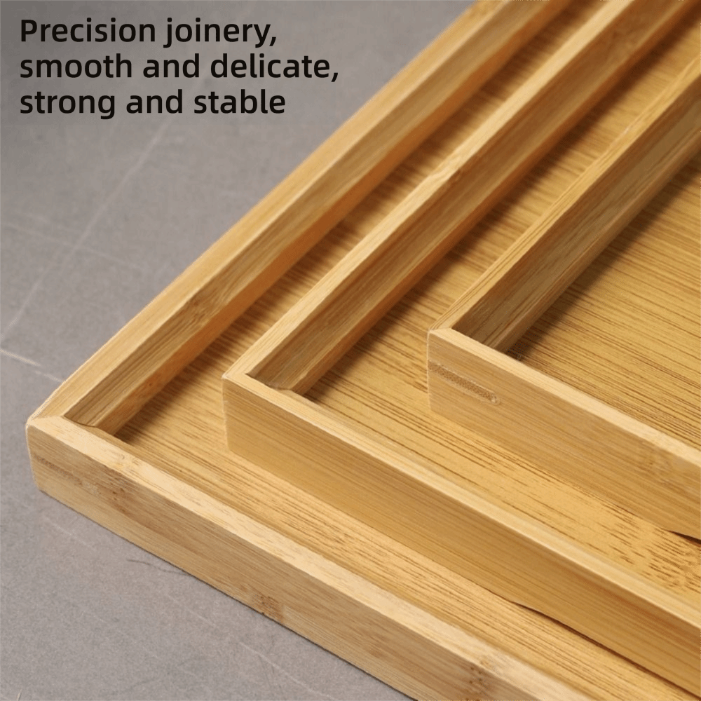 Decorate Tray Natural Bamboo B - đánh giá và giá Bamboo Tea Tray