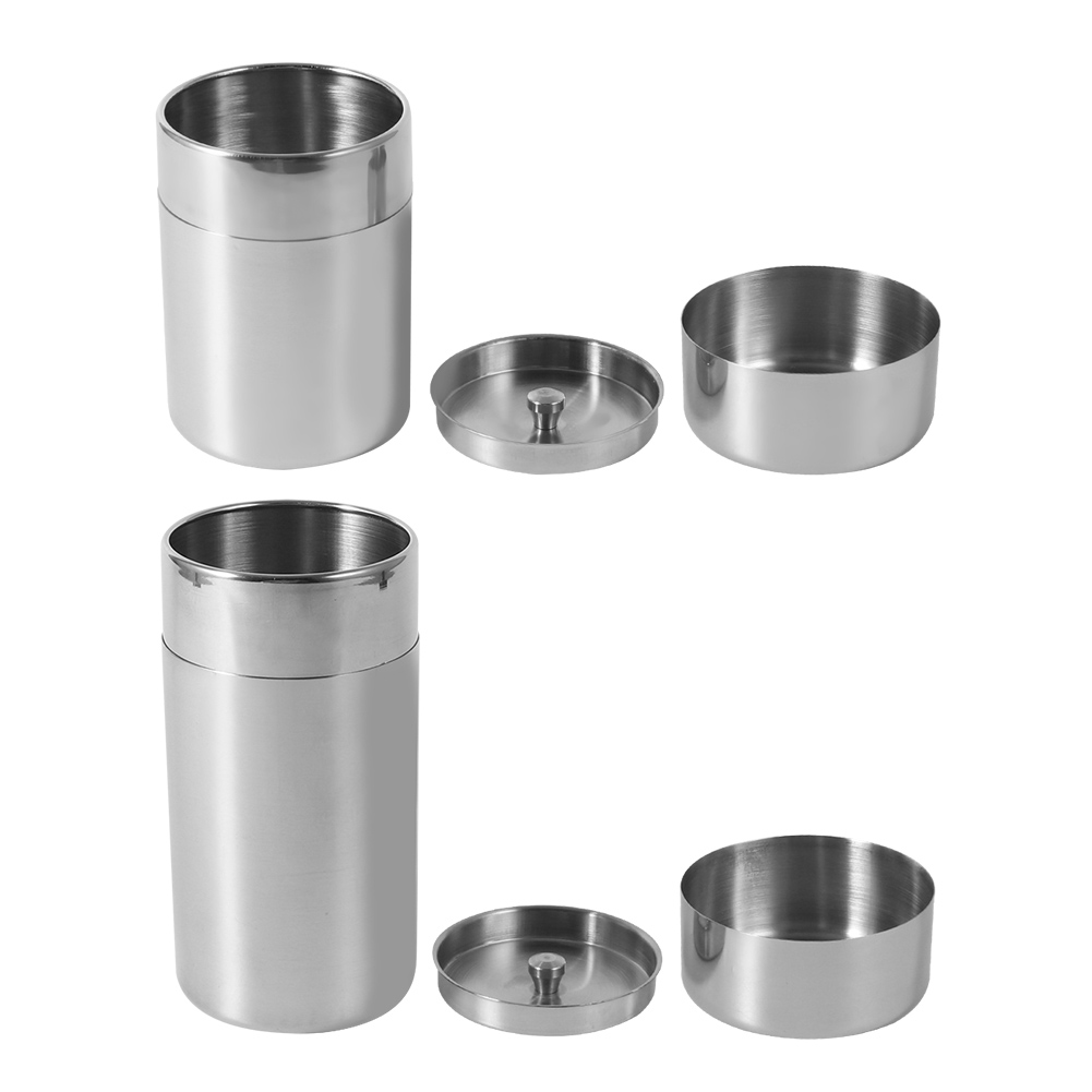Stainless Steel Tea Leaf Tins  - đánh giá và giá Coffee Tea Sugar Canister Set