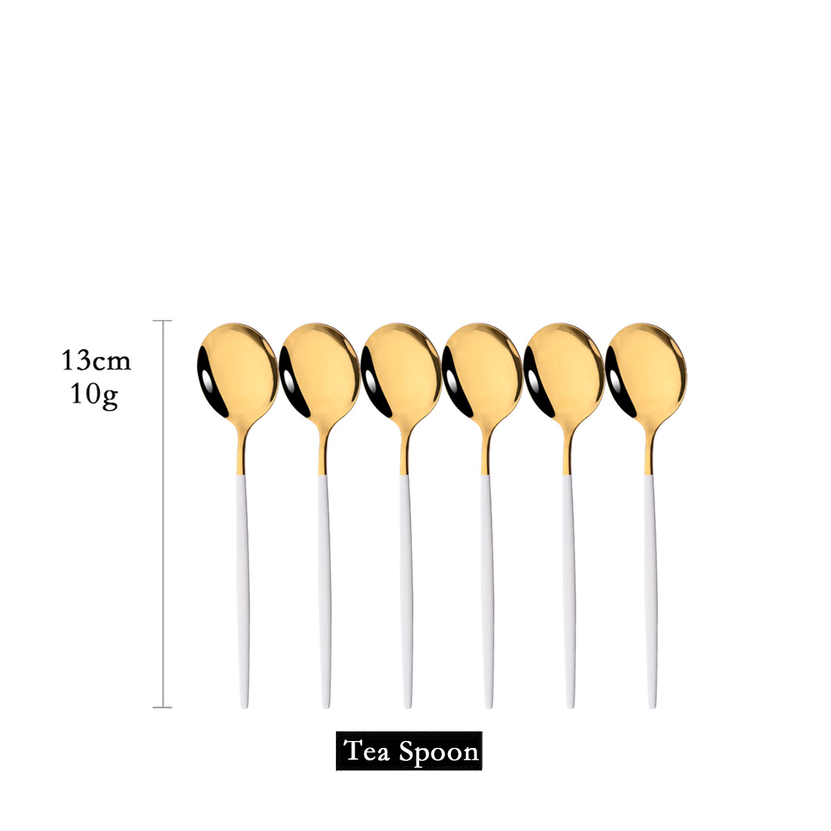 6Pcs Mirror White Gold Tea Spo - đánh giá và giá Coffee Tea Sugar Canister Set