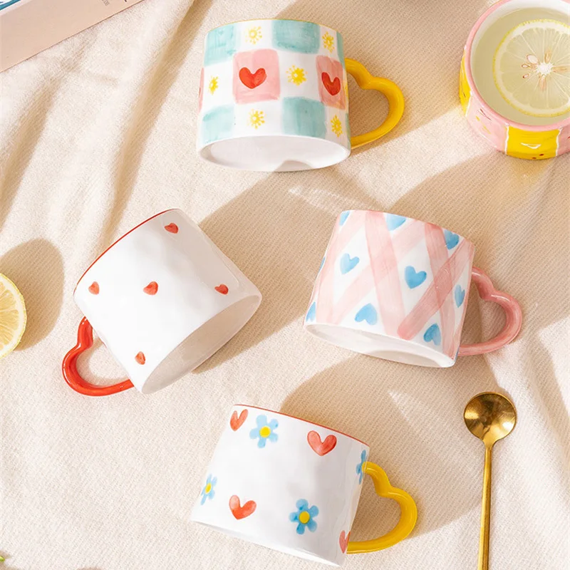 Ceramic Mug Creative Cute Hand - đánh giá và giá Coffee Tea Love