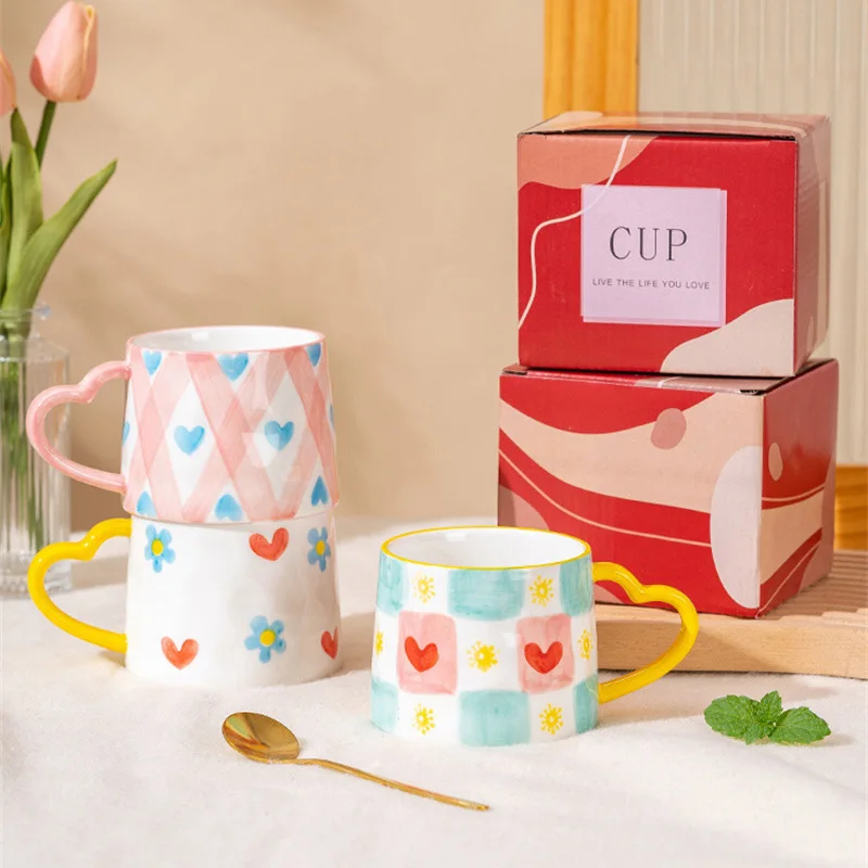 Ceramic Mug Creative Cute Hand - đánh giá và giá Coffee Tea Love