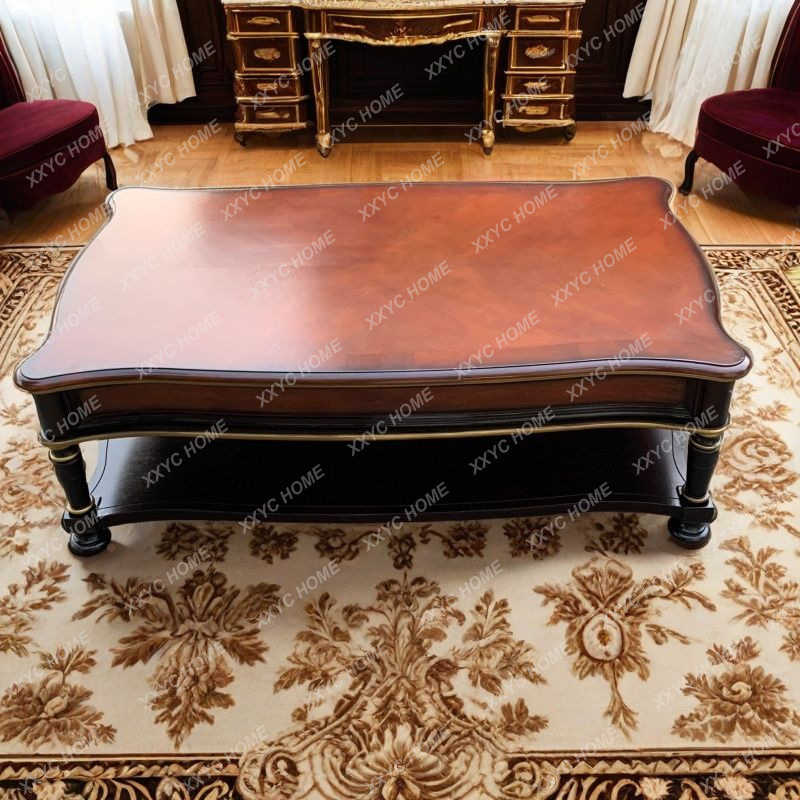 solid wood retro coffee table  - đánh giá và giá Draw Coffee And Tea