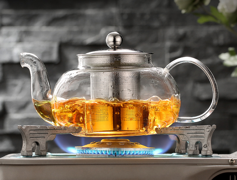 600/800Ml Bộ Ấm Trà Thủy Tinh  - đánh giá và giá Coffee Tea Sugar Canister Set