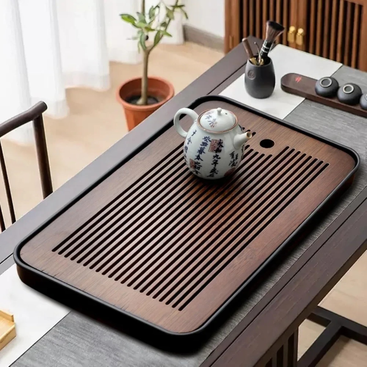 Portable Detachable Bamboo Tea - đánh giá và giá Bamboo Tea Tray