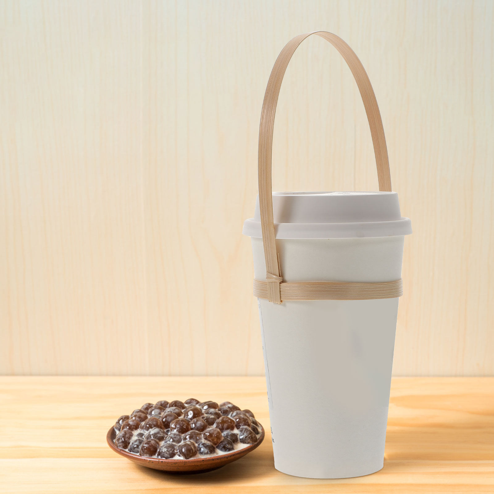 10Pcs Bamboo Drink Carrier Cof - đánh giá và giá Bamboo Tea Tray