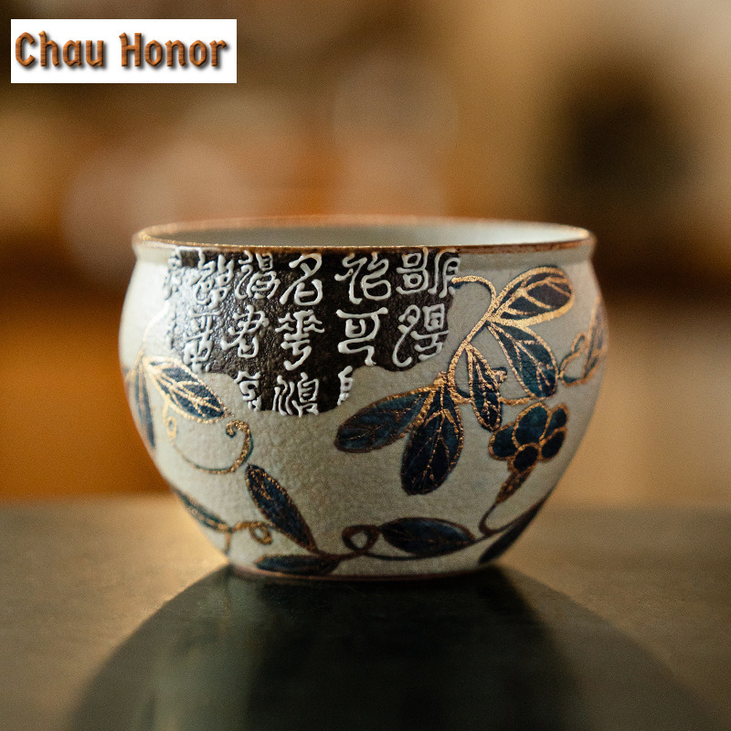 160ml Blue And White Flint Red - đánh giá và giá Draw Coffee And Tea