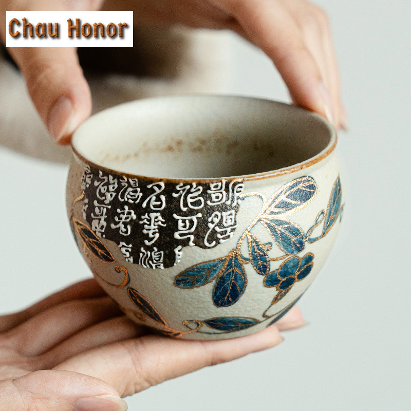 160ml Blue And White Flint Red - đánh giá và giá Draw Coffee And Tea