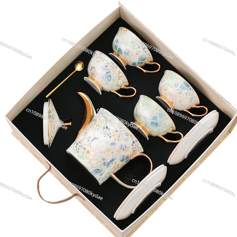 Coffee cup ceramic kettle flow - đánh giá và giá Coffee Tea Set
