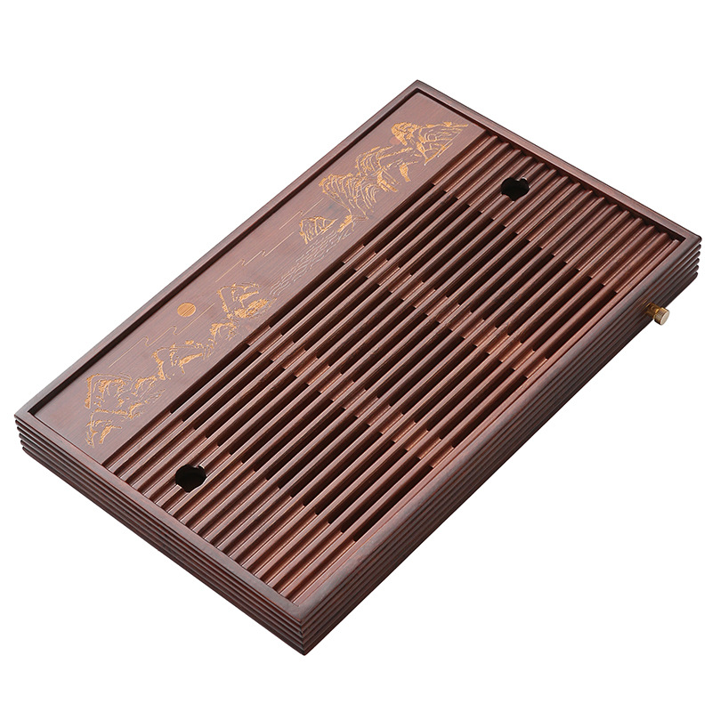 Bamboo Tea Tray Simple Househo - đánh giá và giá Bamboo Tea Tray