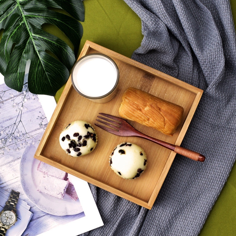 Rectangular Shape Japanese Sty - đánh giá và giá Bamboo Tea Tray