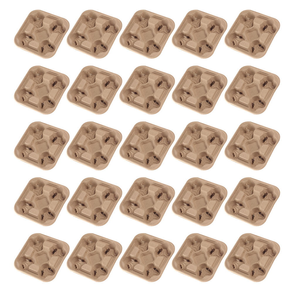 25Pcs Four Cup Paper Pulp Hold - đánh giá và giá Coffee Tea Holder
