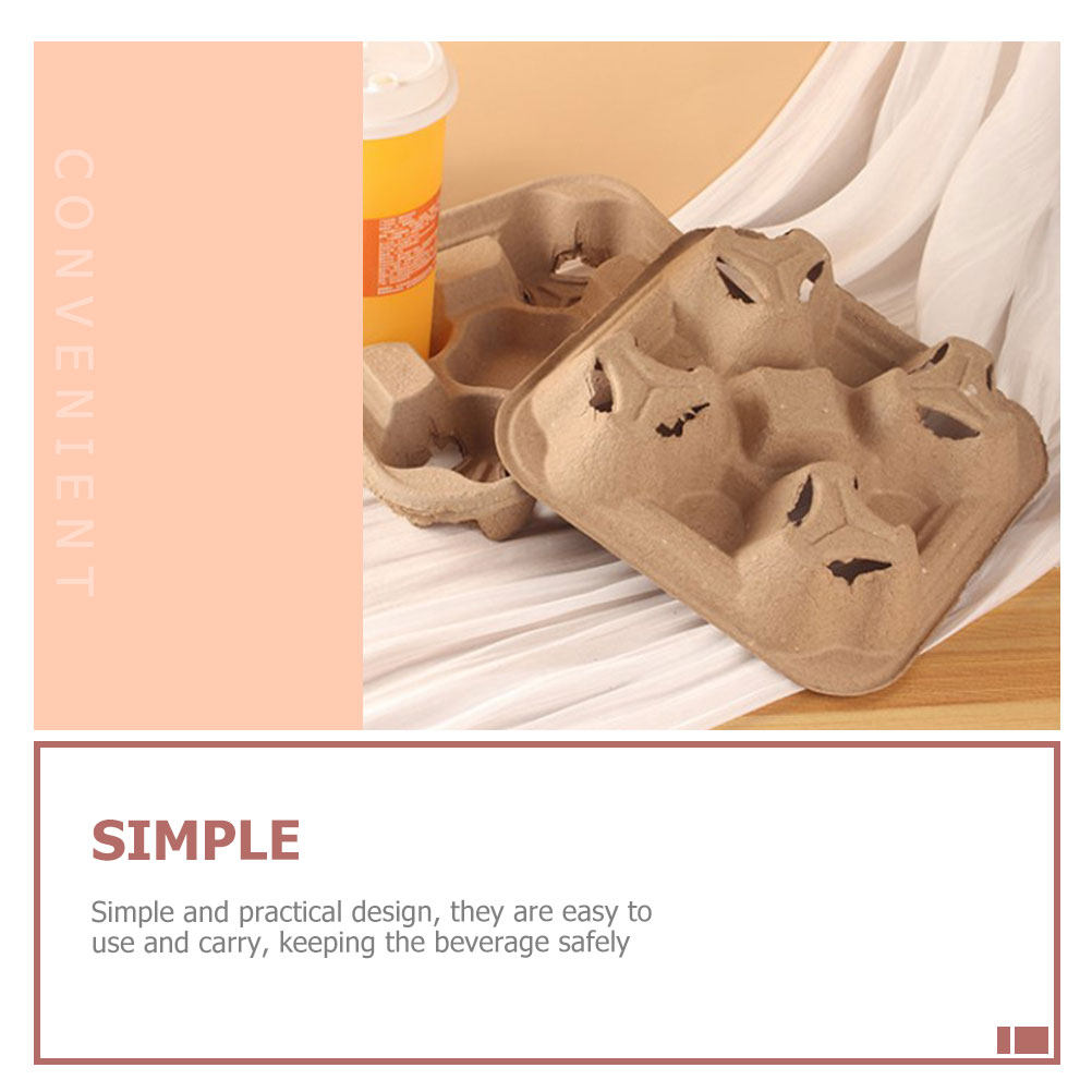 25Pcs Four Cup Paper Pulp Hold - đánh giá và giá Coffee Tea Holder