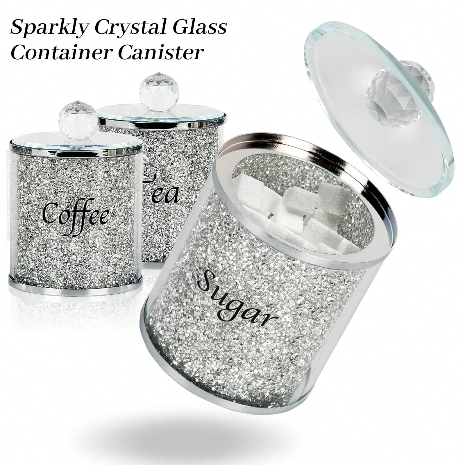 Coffee Sugar Tea Canister Set  - đánh giá và giá Tea Coffee Sugar Container